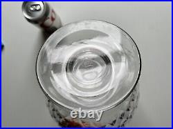 VINTAGE ANTIQUE WEBB REMBRANDT GUILD CUT GLASS CRYSTAL FRUIT BOWL MARKED 30s
