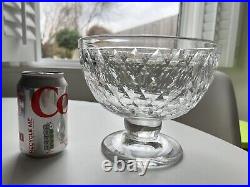 VINTAGE ANTIQUE WEBB REMBRANDT GUILD CUT GLASS CRYSTAL FRUIT BOWL MARKED 30s