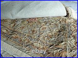 VINTAGE TAPESTRY RUG / WALL HANGING CROSS STITCH 12 x 9 FEET