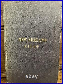 Very Rare 1869 New Zealand Pilot Navigation Descriptions Capt. Richards