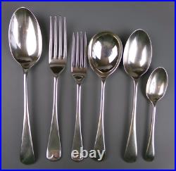 Victorian Cutlery Canteen / Set. Old English pattern. Elkington Silver Plate VTG