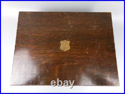 Victorian Cutlery Canteen / Set. Old English pattern. Elkington Silver Plate VTG