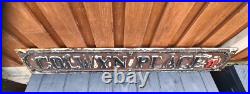 Victorian Street sign Original Colwyn Place Cast Iron Antique Vintage Sign