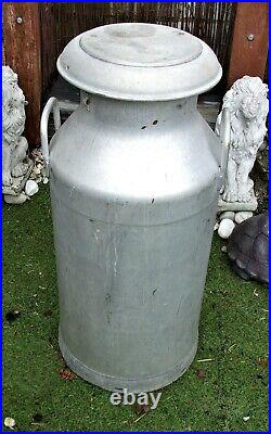 Vintage 10 Gallon Aluminium Milk churn Alloy Milk Churn DAIRY SUPPLY CO LTD