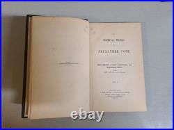 Vintage 1853, Pope's Poetical Works Vol 1 & 2, Antique Books Rare