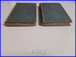 Vintage 1853, Pope's Poetical Works Vol 1 & 2, Antique Books Rare