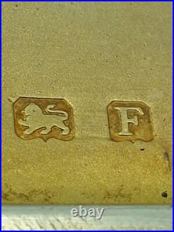 Vintage 1920s Antique Vermeil Interior 925 Silver English Cigarette Holder