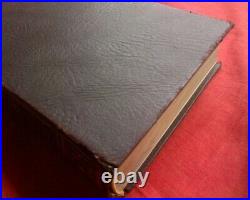 Vintage 1927 Jane Eyre, Charlotte Bronte, FINE GILT LEATHER BINDING Antique Book