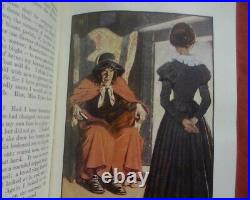 Vintage 1927 Jane Eyre, Charlotte Bronte, FINE GILT LEATHER BINDING Antique Book