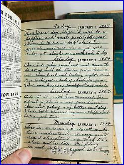 Vintage 1930s Rural Kansas Diary Young Girl WOW ks journal Lot (11)