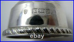 Vintage 1980 Solid Sterling Silver Pepper Grinder Shaker Mill English Classic