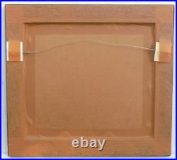 Vintage ART DECO Painting English Summer Garden FRANCES DRUMMOND (fl. 1896-1925)