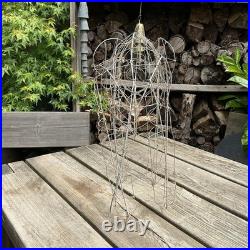 Vintage Andrew Crace Small Wire Topiary Frames Animal Guards Pig And Elephant