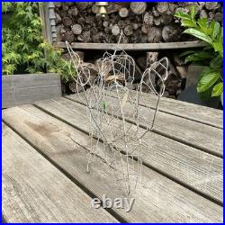 Vintage Andrew Crace Small Wire Topiary Frames Animal Guards Pig And Elephant