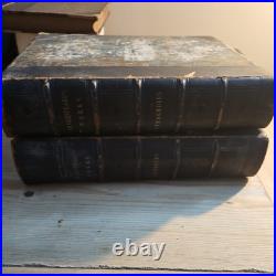 Vintage Antique 1859 Shakespeare Complete Works 2 volumes. Comedy and tragedy