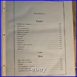 Vintage Antique 1859 Shakespeare Complete Works 2 volumes. Comedy and tragedy