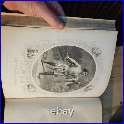 Vintage Antique 1859 Shakespeare Complete Works 2 volumes. Comedy and tragedy