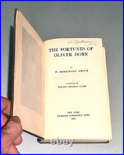 Vintage Antique 1902 F. Hopkinson Smith The Fortunes Of Oliver HornBook Signed