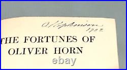Vintage Antique 1902 F. Hopkinson Smith The Fortunes Of Oliver HornBook Signed