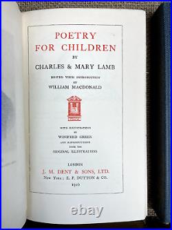 Vintage Antique 1903-1921 12 Vol Charles Lamb Selected Works William Macdonald