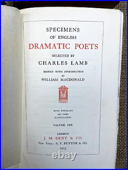 Vintage Antique 1903-1921 12 Vol Charles Lamb Selected Works William Macdonald