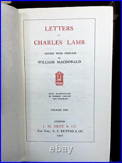 Vintage Antique 1903-1921 12 Vol Charles Lamb Selected Works William Macdonald