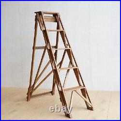 Vintage Antique 1930's English Hatherley Jones Lattistep Ladder