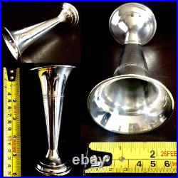 Vintage / Antique 1930s English Silver Plated On Copper Bud Vase (6/15cm, 112g)