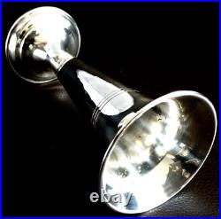 Vintage / Antique 1930s English Silver Plated On Copper Bud Vase (6/15cm, 112g)