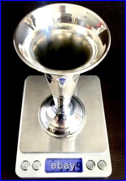 Vintage / Antique 1930s English Silver Plated On Copper Bud Vase (6/15cm, 112g)