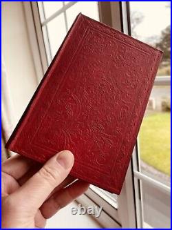 Vintage Antique 1st Edition Book Musaeus Select Tales 1845 Red Hardback Gold