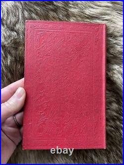 Vintage Antique 1st Edition Book Musaeus Select Tales 1845 Red Hardback Gold