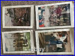 Vintage Antique 4 Prints of The Great War By Harold Piffard From 1916