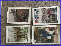 Vintage Antique 4 Prints of The Great War By Harold Piffard From 1916