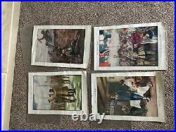 Vintage Antique 4 Prints of The Great War By Harold Piffard From 1916