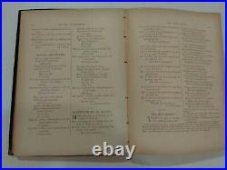 Vintage Antique American library of art literature & song Vol. VI 1886 Book Rare