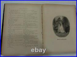 Vintage Antique American library of art literature & song Vol. VI 1886 Book Rare