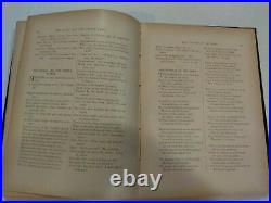 Vintage Antique American library of art literature & song Vol. VI 1886 Book Rare