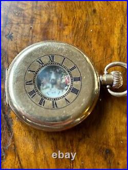 Vintage Antique Australian Pirates English Pocket Watch Gold Filled