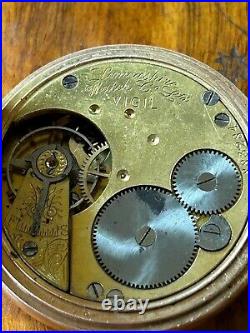 Vintage Antique Australian Pirates English Pocket Watch Gold Filled