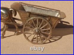 Vintage Antique BRASS Horse jib carriage pulling cart Olde English 11 farm