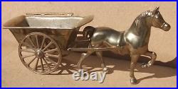 Vintage Antique BRASS Horse jib carriage pulling cart Olde English 11 farm