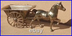 Vintage Antique BRASS Horse jib carriage pulling cart Olde English 11 farm