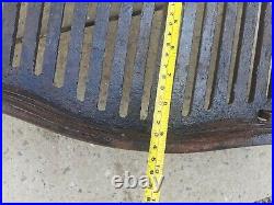 Vintage Antique Cast Iron Fire Grate olde English Cottage small cast fireplace