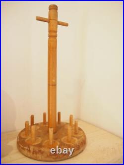 Vintage Antique Early 20th-Century English Wooden Skittle Set