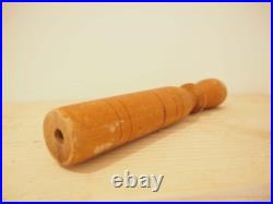 Vintage Antique Early 20th-Century English Wooden Skittle Set