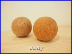Vintage Antique Early 20th-Century English Wooden Skittle Set