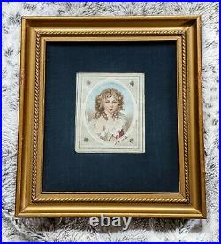Vintage Antique Engaving L. Dupont R. Cosway Marchioness of Salisbury Gold Frame