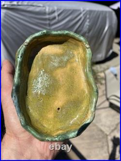 Vintage Antique English American bulldog Pit Bull dog ceramic figure Glazed