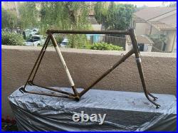 Vintage Antique English Bicycle Frame And Fork